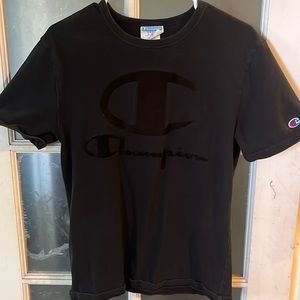Vintage Black Out Champion Tee